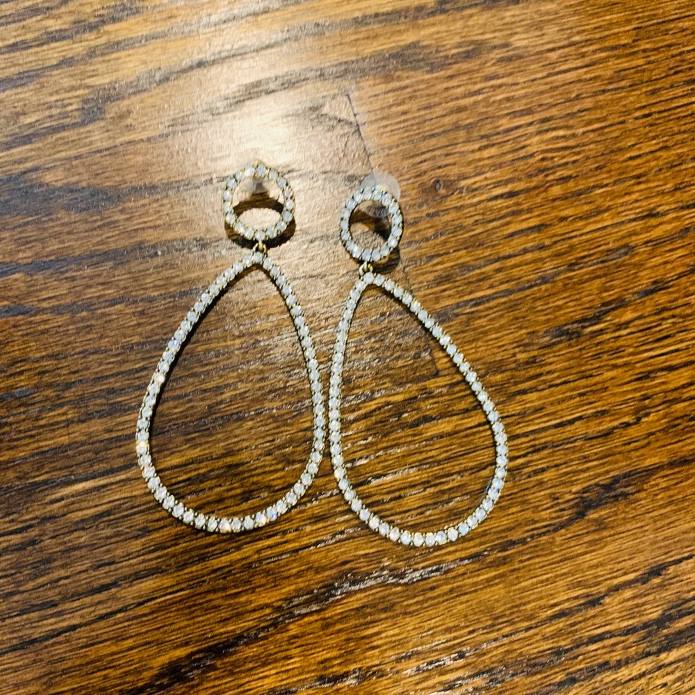 BaubleBar Gold Teardrop Earrings